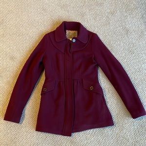 Maroon Billabong jacket size small